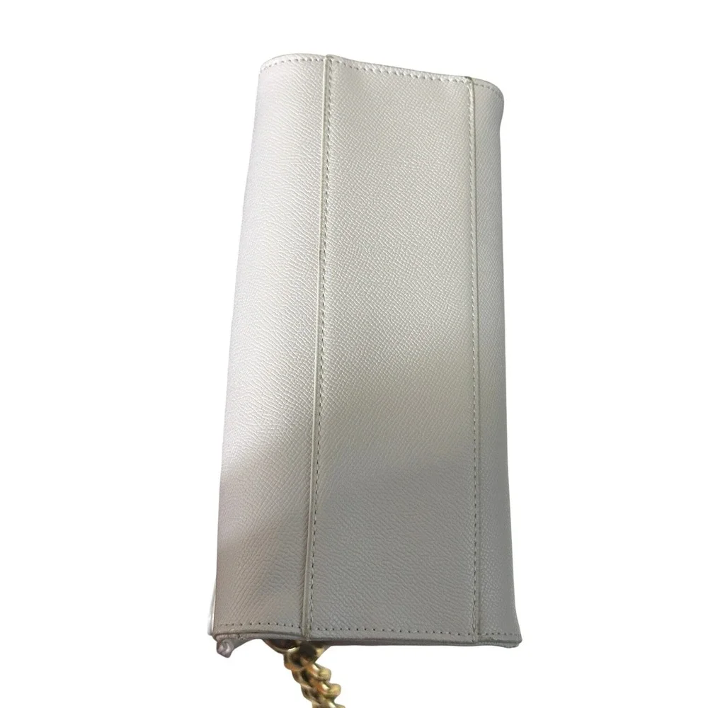 Betsey Johnson Devin Satchel‎ Top Handle Crossbody Bag Lilac Bow Chain Strap
